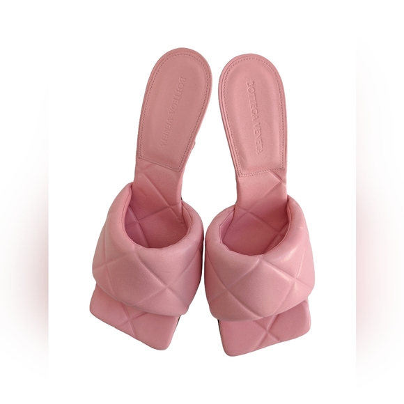 Bottega Veneta Quilted Embossed Lido Sandal Blossom EU 41 - Picture 4 of 12